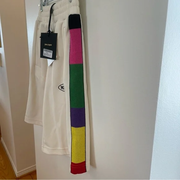 NWT Palm Angels x Missoni Collab Shorts Logo in cream / white